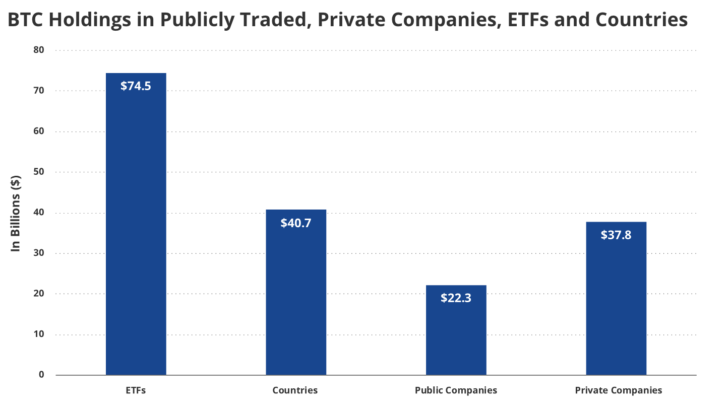 VanEck: About $175 billion in Bitcoin is held by ETFs, countries and companies! The first choice for high return investors