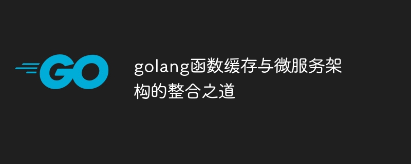 golang 関数キャッシュとマイクロサービス アーキテクチャを統合する方法