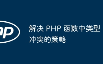 Strategien zur Lösung von Typkonflikten in PHP-Funktionen
