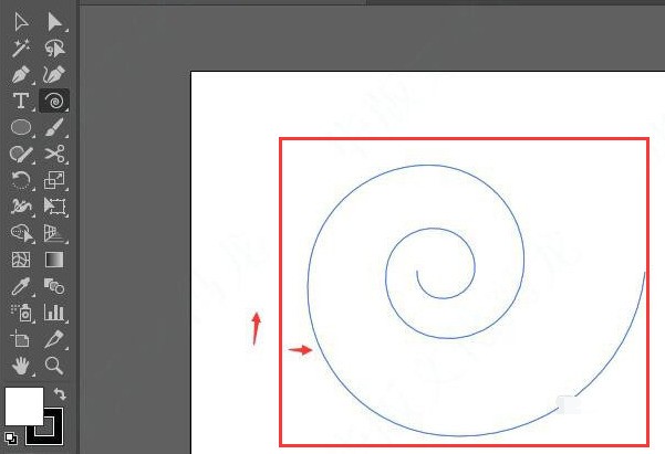 So zeichnen Sie ein Spiralformdiagramm mit ai – Tutorial zum Zeichnen eines Spiralformdiagramms mit ai