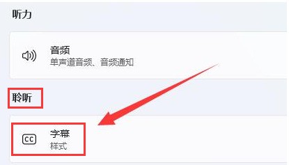 Win11怎麼刪除字幕樣式_Win11刪除字幕樣式的方法