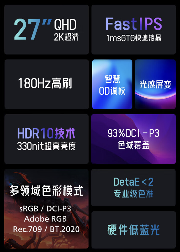 创维 F27G30Q 27 英寸显示器开售：2K 180Hz，849 元