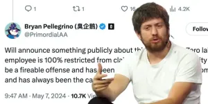 LayerZero CEO Bryan Pellegrino:员工没有代币ZRO空投 有的话就解雇
