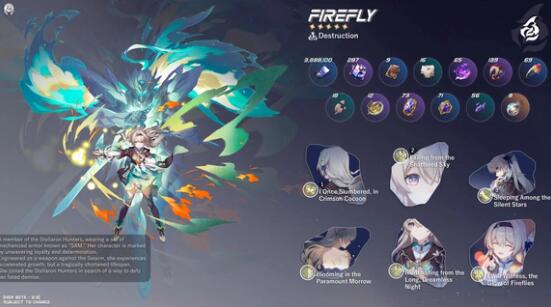 Suggestions « Honkai Impact : Star Rail » sur le choix de la gamme civile de Firefly