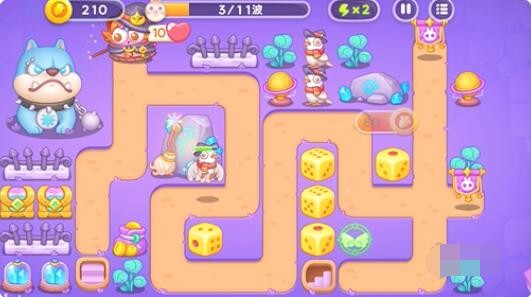 Defend Carrot 4 Po and the Magic Treasure Level 30 Walkthrough