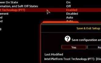 So aktivieren Sie tpm2.0 in Win11_So aktivieren Sie tpm2.0 in Win11