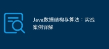 Java数据结构与算法：实战案例详解