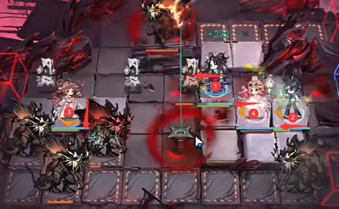 Arknights 14-7 execution counter-production war hang-up clearance strategy