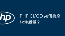 PHP CI/CD 如何提高软件质量？