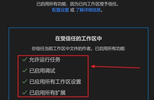 Vscode怎么打开工作区信任权限 Vscode打开工作区信任权限方法