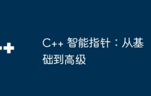 C++ 智能指针：从基础到高级