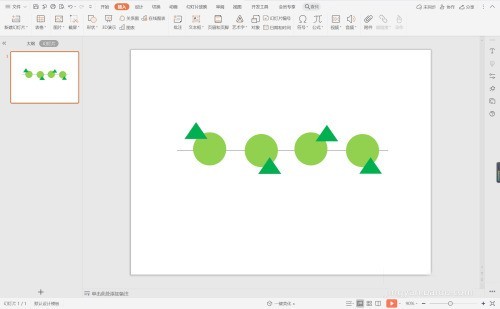 wps怎么制作绿色几何型目录 wps制作绿色几何目录的方法