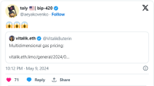 以太坊迈向多维Gas费时代:Buterin的提案能否让ETH匹敌Solana的高效网络?