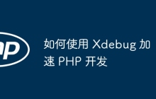 如何使用 Xdebug 加速 PHP 开发