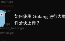 如何使用 Golang 进行大型文件分块上传？