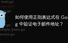 如何使用正则表达式在 Golang 中验证电子邮件地址?