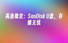 高速稳定：SanDisk U盘，存储无忧