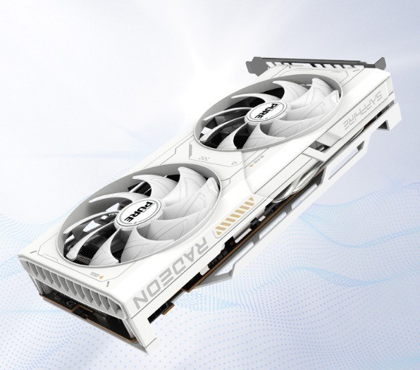 蓝宝石 RX 6750 GRE 10G 极地版显卡上市:白色外观、双风扇三热管,1949 元