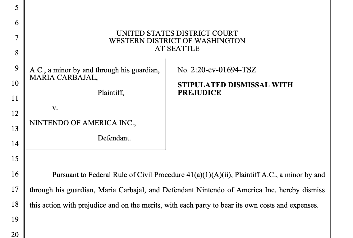 东半球最强法务部出手,任天堂 Switch 手柄漂移集体诉讼案再遭驳回