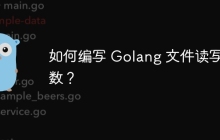 如何编写 Golang 文件读写函数？