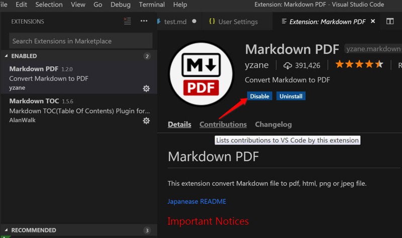 Vscode插件Markdown PDF转换错误怎么办_Vscode插件Markdown PDF转换错误解决方法