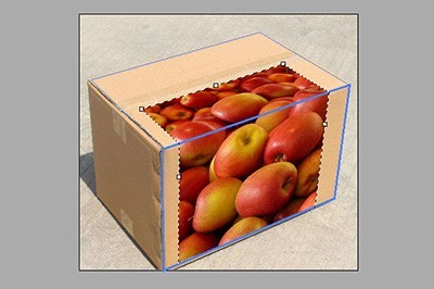 PS怎么给箱子贴上logo_消失点滤镜帮你忙