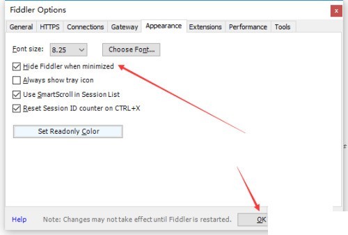 fiddler怎么最小化隐藏窗口_fiddler最小化隐藏窗口教程