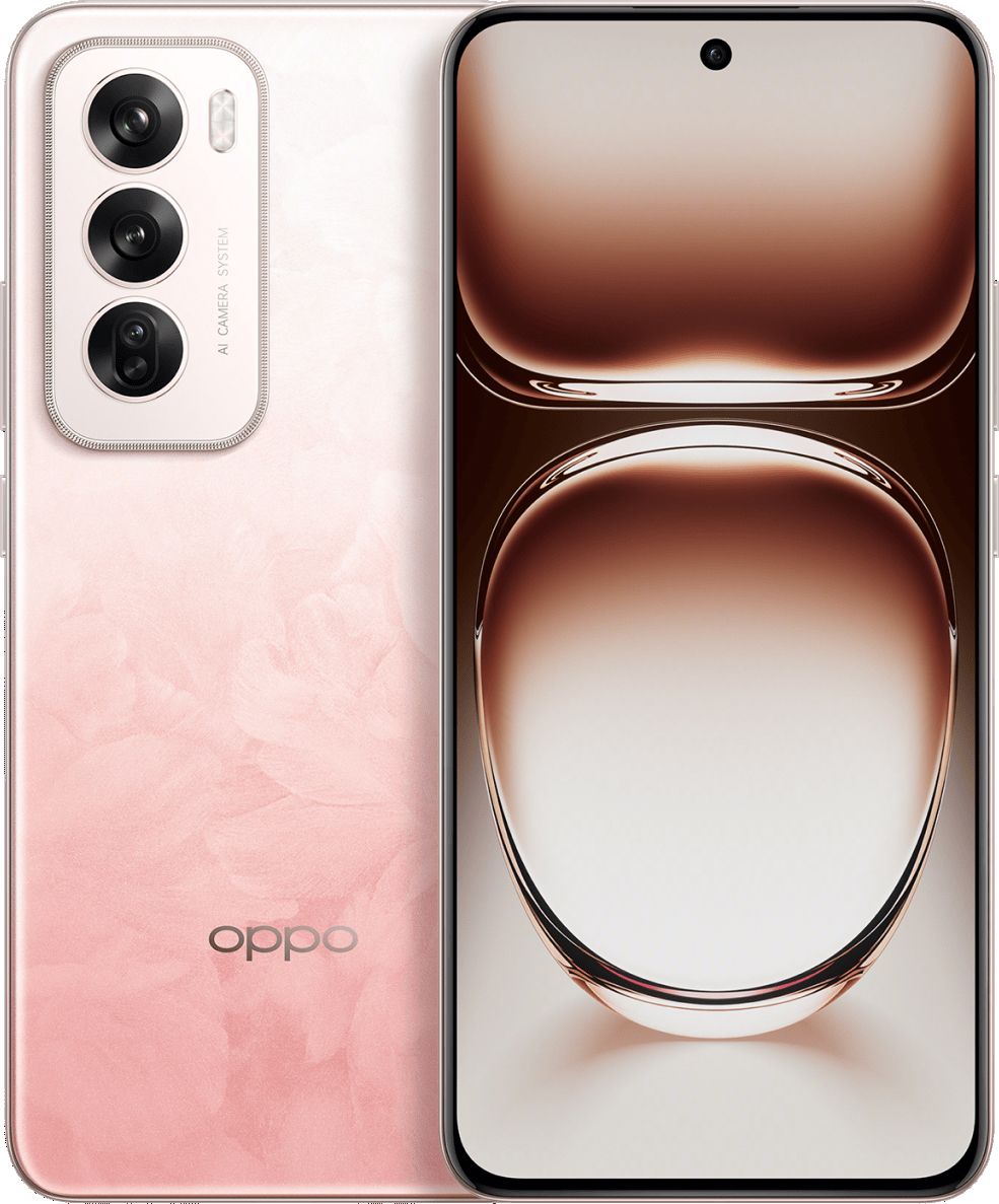 OPPO Reno 12 系列手机渲染图曝光：等深微曲屏