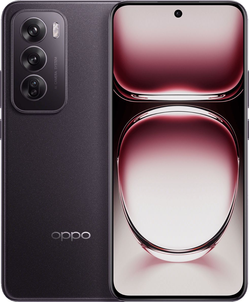 OPPO Reno 12 系列手机渲染图曝光：等深微曲屏