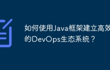 如何使用Java框架建立高效的DevOps生态系统？