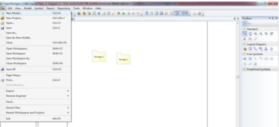 Power Designer创建用例模型的操作过程