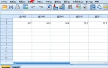 SPSS怎么转置数据 SPSS转置数据的方法介绍