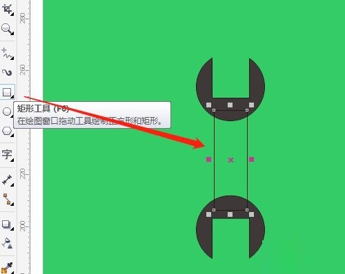 CorelDraw X7怎么绘制扳手 CorelDraw X7绘制扳手的步骤一览