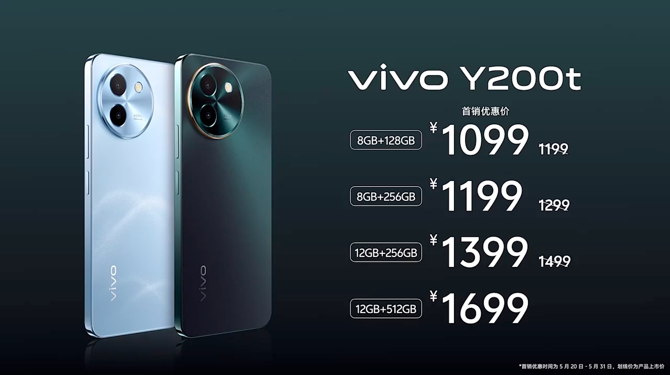 1099元起,vivo Y200系列正式发布:用超大电池卷起续航风暴