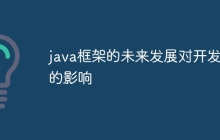 java框架的未来发展对开发者的影响