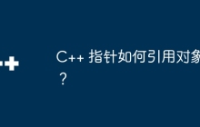 C++ 指针如何引用对象？