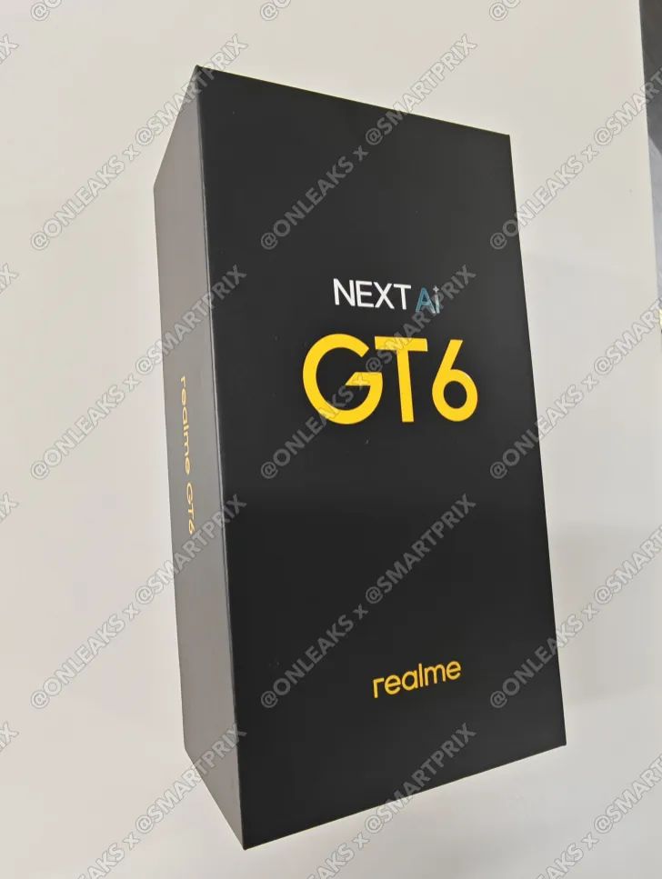 realme 真我 GT6 手机包装曝光,主打 4 项 AI 功能