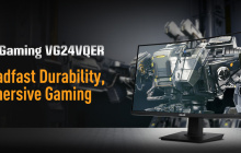 支持 ELMB Sync，华硕推出 180Hz FHD 曲面电竞显示器 VG24VQER