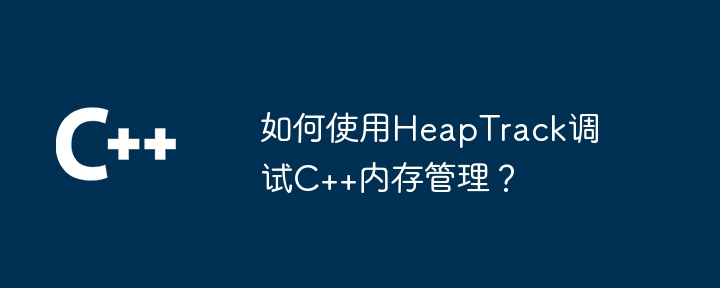 如何使用HeapTrack调试C++内存管理？