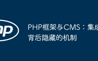 PHP framework and CMS: the hidden mechanism behind the integration