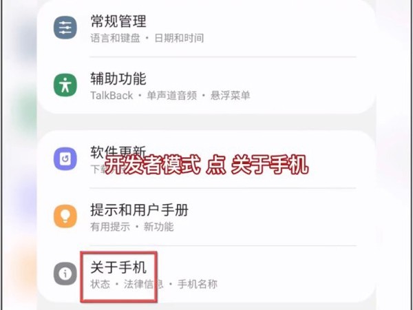 三星s21怎麼進入開發者模式_三星s21進入開發者模式的方法