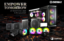 安耐美推出 1650W 钛金电源、概念水冷散热器等产品，2024 台北电脑展亮相