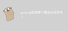 Which golang framework is best for beginners?