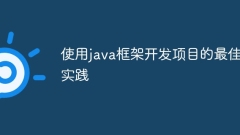 Best practices for developing projects using java frameworks