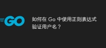 Bagaimana untuk mengesahkan nama pengguna menggunakan ungkapan biasa dalam Go?