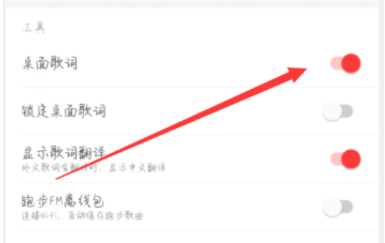 网易云音乐歌词怎么显示在屏幕上 设置歌词显示在屏幕上的操作方法