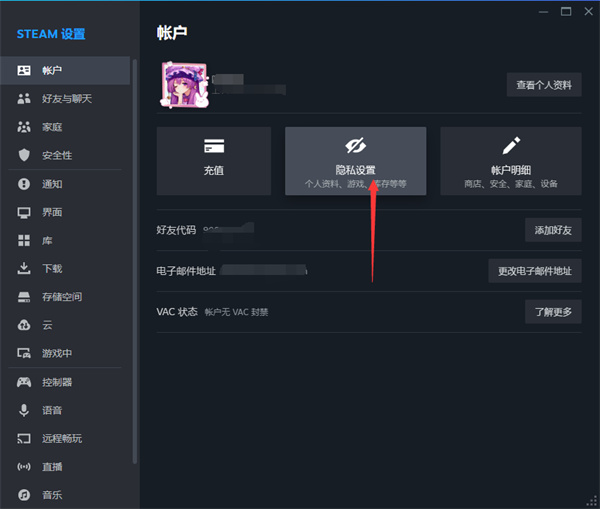 steam怎么设置好友列表私密_好友列表私密设置步骤介绍