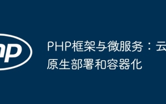 PHP Frameworks and Microservices: Cloud Native Deployment and Containerization