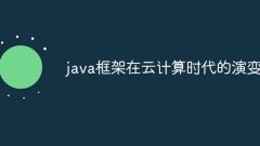 クラウドコンピューティング時代におけるJavaフレームワークの進化
