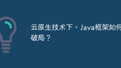 Java フレームワークはクラウド ネイティブ テクノロジの下でどのように突破できるのでしょうか?